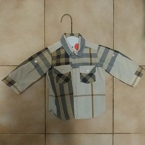 Burberry baby dress shirt